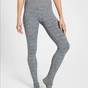 Athleta exhale heel tight heather grey small